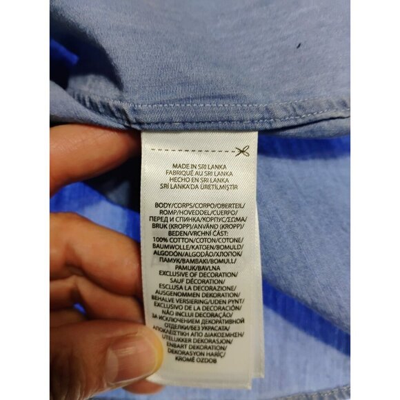 Polo Ralph Lauren Shirt DS Carryover Size 141/2  Mens Button down cotton blue - Picture 9 of 12